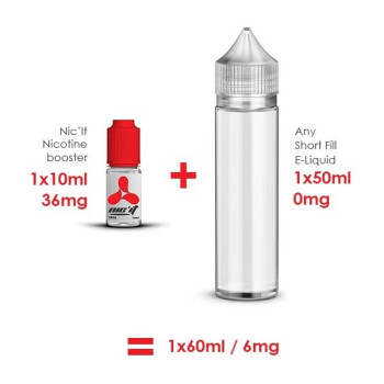 Apollo Nic'It フリーズ 無味ニコチンリキッド 36mg 10ml