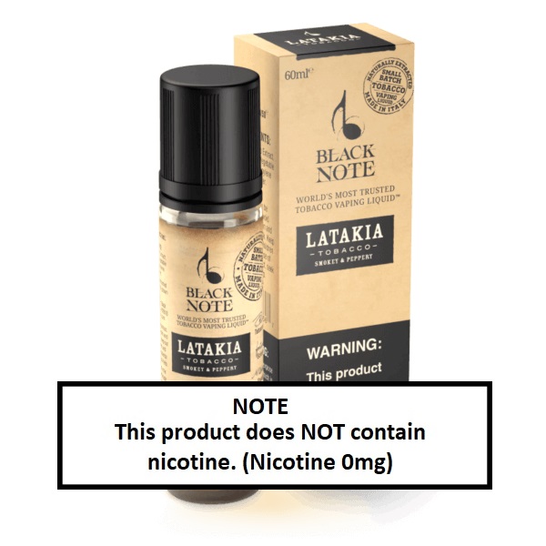 Black Note ラタキア・タバコ 60ml (旧名：カルテット) (日本国内配送)