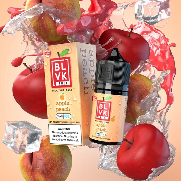 BLVK FUJI - アップルピーチアイス Nicotine Salt 30ml