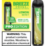 Breeze Pro 6ml 2000 使い捨てデバイス - レモンミント