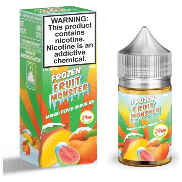 Frozen Fruit Monster マンゴ・ピーチ・グアバ アイス Nic Salt 30ml