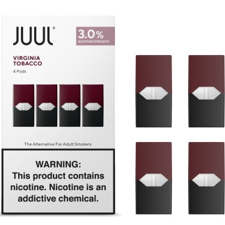 JUUL Pods 4パック バージニアタバコ