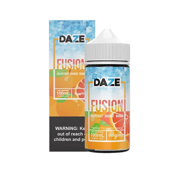 7 Daze Fusion グレープフルーツ・オレンジ・マンゴ・アイス 100ml (日本国内配送)