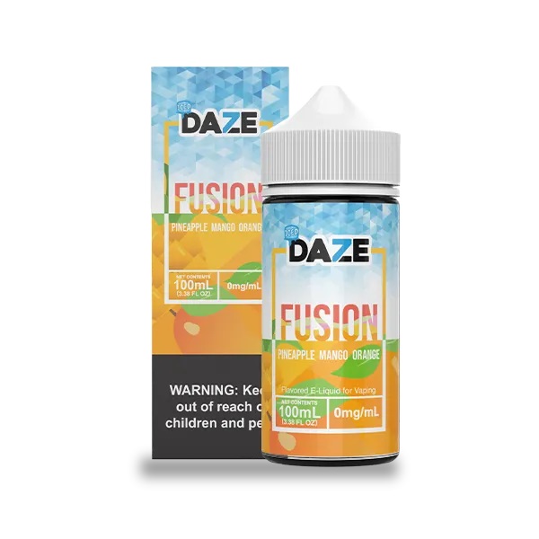 7 Daze Fusion パイナップル・マンゴ・オレンジ ・アイス 100ml (日本国内配送)