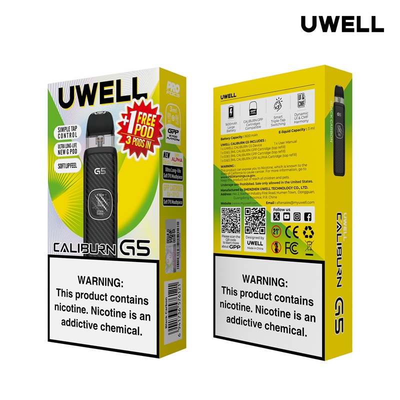 UWELL Caliburn G5 35W Pod システムキット