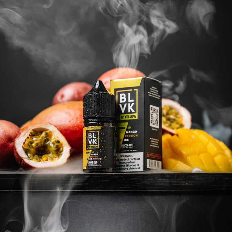 BLVK YELLOW - Mango Passion Ice Nicotine Salt  30ml