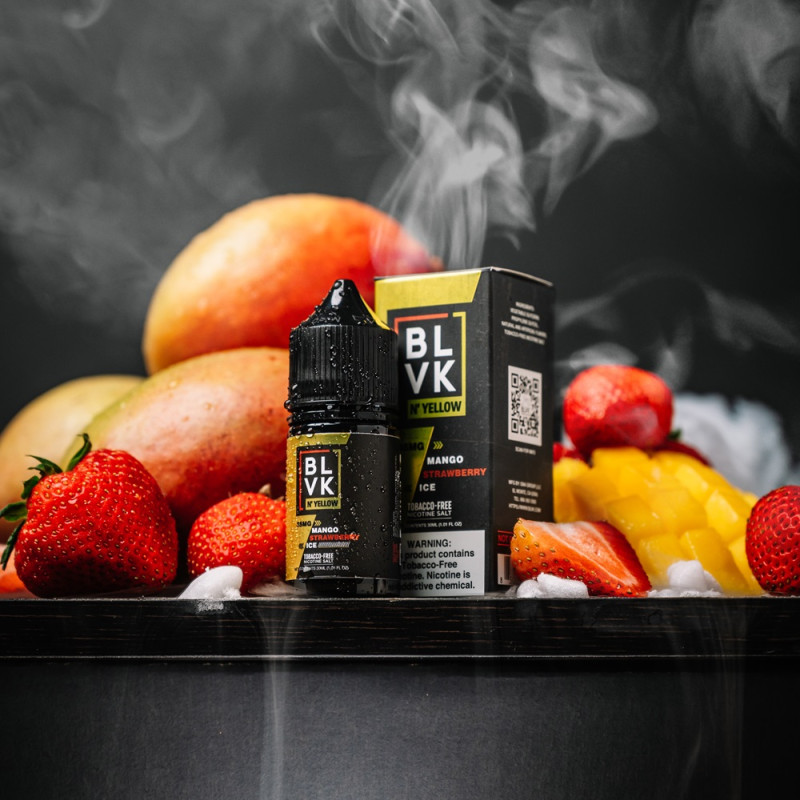 BLVK YELLOW - Mango Strawberry Ice Nicotine Salt  30ml