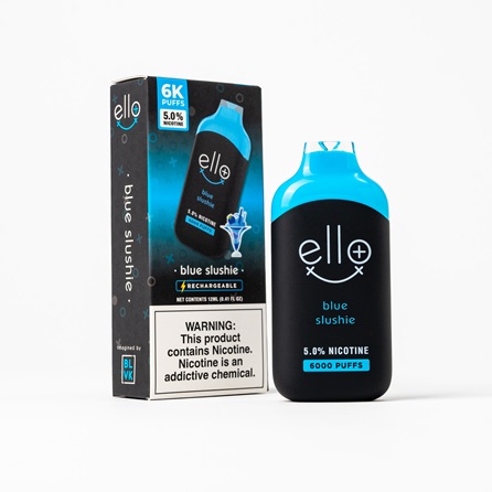 BLVK Ello Plus Disposable 6000 Puffs - Blue Slushie