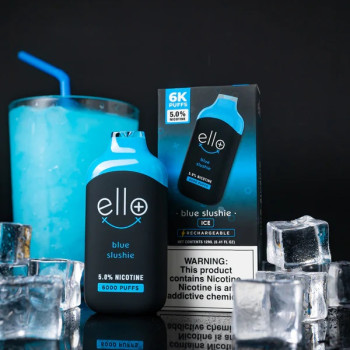BLVK Ello Plus Disposable 6000 Puffs - Blue Slushie