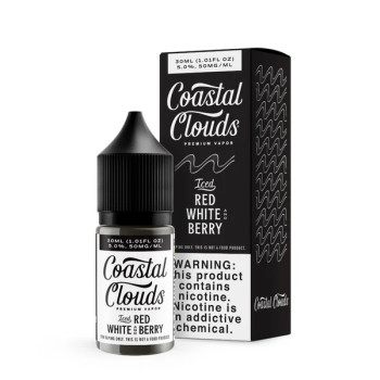 Coastal Clouds Salt ICED Red White and Berry 30ml 