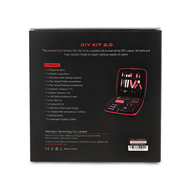 Coil Master DIY Kit V3 (updated version) with 521 Mini Tab V2