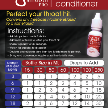 Czar Smooth Pro Freebase Nicotine Conditioner 15ml