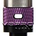 510 Wide-Bore 14mm Adjustable Airflow Drip Tip - Delrin Fitting, Aluminum, Stainless Steel Mouth Piece