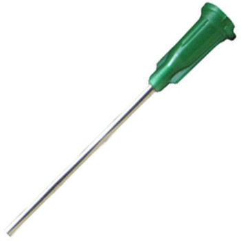 5ml Luer Lock Syringe with Blunt Needle Tip - 14ga. x 1.5inch Olive 