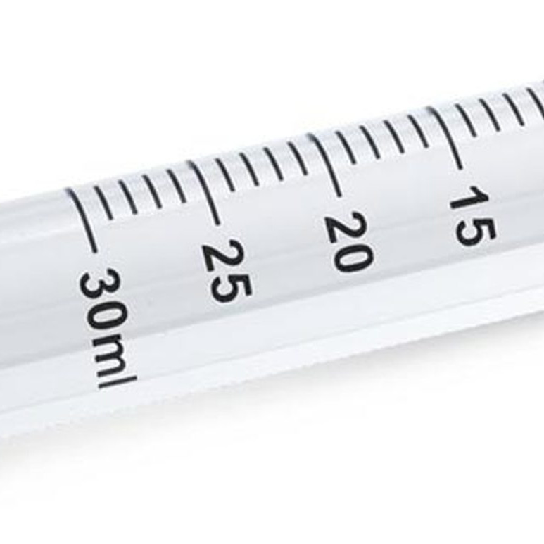 30ml Luer Lock Syringe with Blunt Needle Tip - 14ga. x 1.5inch Olive 