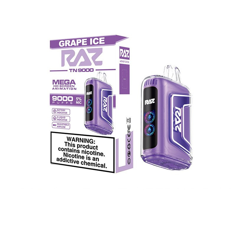 RAZ TN9000 Disposable - Grape Ice