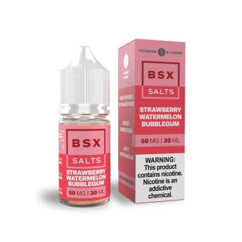 BSX Salts Strawberry Watermelon Bubblegum 30ml by Glas