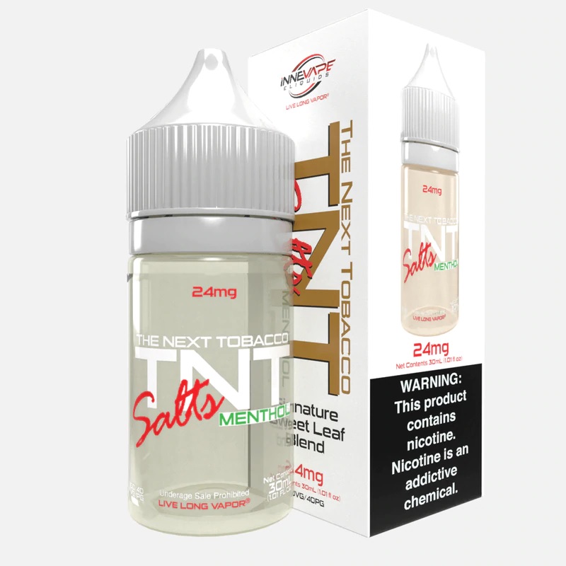 *Clearance Sale* Innevape E Liquid TNT Menthol (The Next Tobacco) Salts 30ml