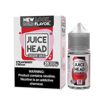 Juice Head Salts - Strawberry Cream 30ml