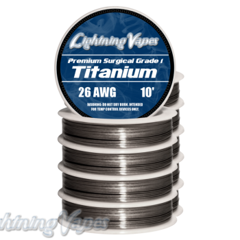 Lightning Vapes - Surgical Grade 1 Titanium Wire (JAPAN Domestic Shipping)