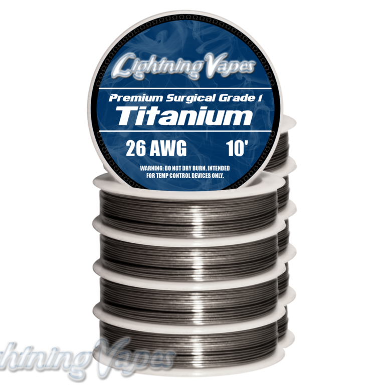 Lightning Vapes - Surgical Grade 1 Titanium Wire (JAPAN Domestic Shipping)