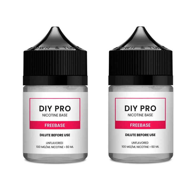 Nicopure DIY PRO - Flavorless Freebase Nicotine Base 100mg 120ml (60ml x 2) 