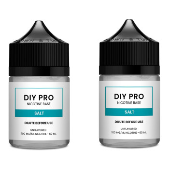 Nicopure DIY PRO - Flavorless Nicotine Salts Liquid 100mg 120ml (60ml x 2)
