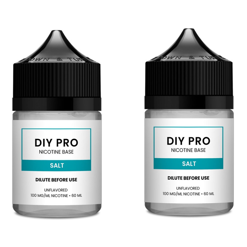 Nicopure DIY PRO - Flavorless Nicotine Salts Liquid 100mg 120ml (60ml x 2)