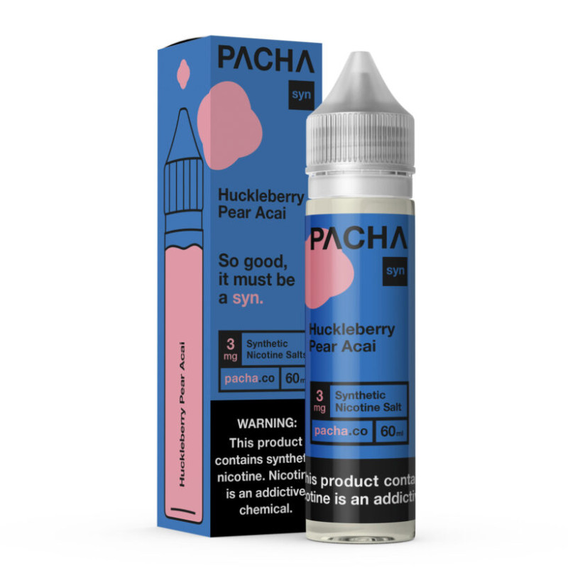 Pacha Syn Huckleberry Pear Acai 60ml