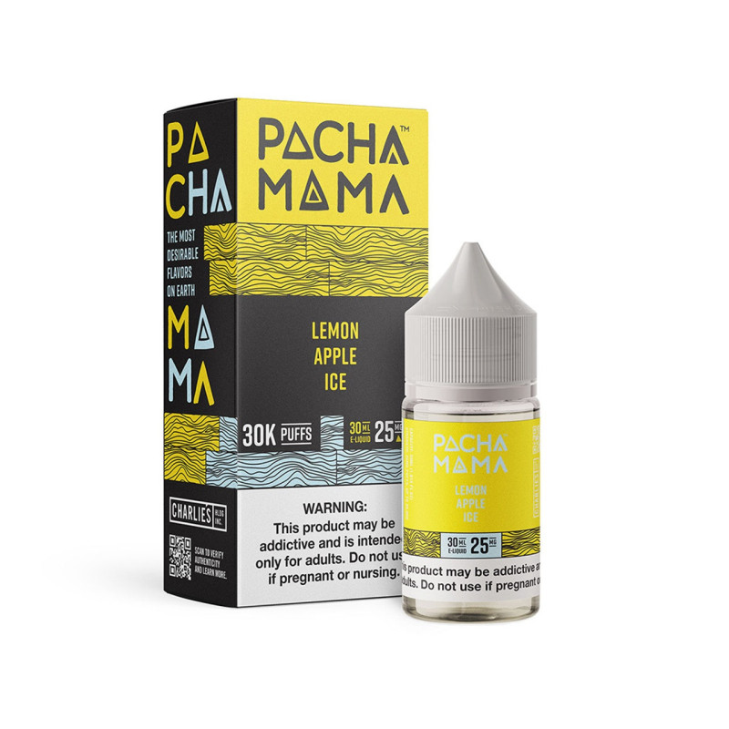 Pachamama Plus+ Salts レモン・アップル・アイス 30ml