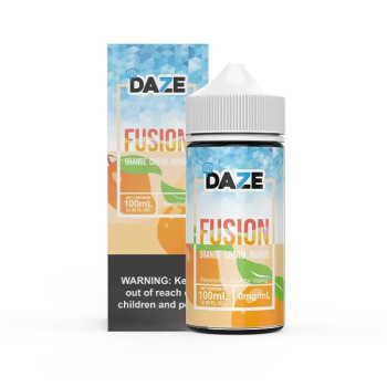 7 Daze Fusion Orange Cream Mango ICED 100ml (JAPAN Domestic Shipping)