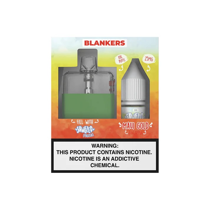 *Special Sale* Blankers x Skwezed Pod Device With 1 x 10ML Salt Nicotine E-Liquid