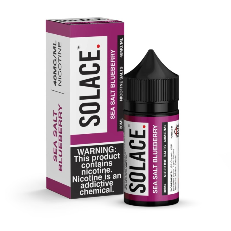 *Clearance Sale* Solace Salts Sea Salt Blueberry 30ml