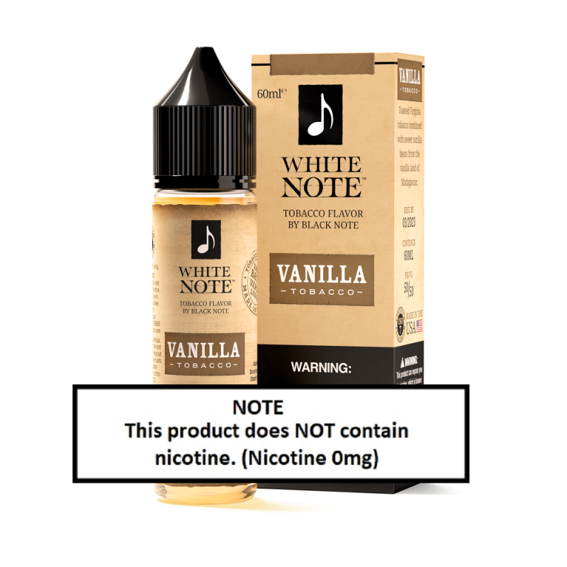 *Clearance Sale* White Note Vanilla Tobacco 60ml (JAPAN Domestic Shipping)